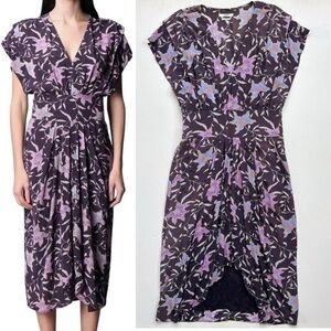 Isabel Marant Etoile Omeya Floral Dress FLAWED 38